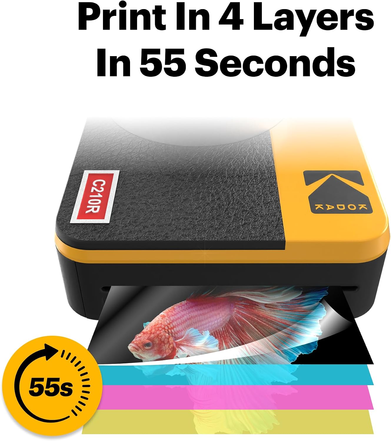 Kodak Mini Shot 2 Retro Portable Wireless Instant Camera & Photo Printer - White - 60 Sheets