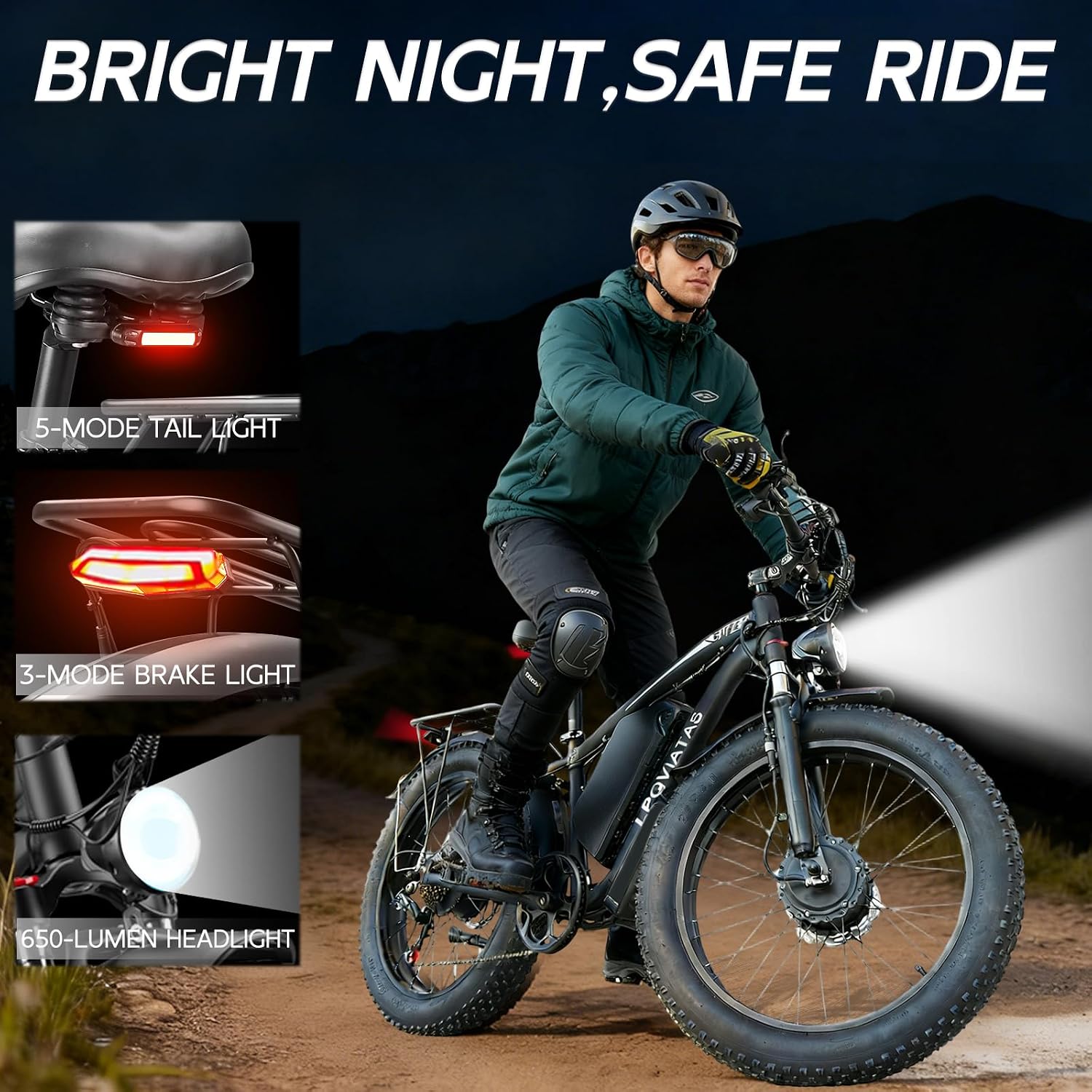 9000W Peak AWD-Ebike-Dual-Motor-Electric-Bike for Adults-Men, 52V 1768Wh Dual-Motor-Ebike 42-46M PH-Hunting-Ebike Long Range Dirtbike, 24'*4.0' Fat-Tire-Electric-Bicycle Mountain Bike Snow