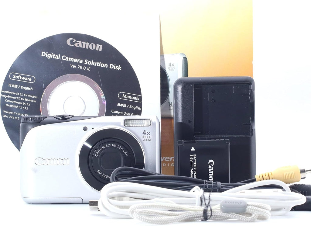 Canon Powershot A2200 14.1 MP Digital Camera with 4x Optical Zoom (Silver)