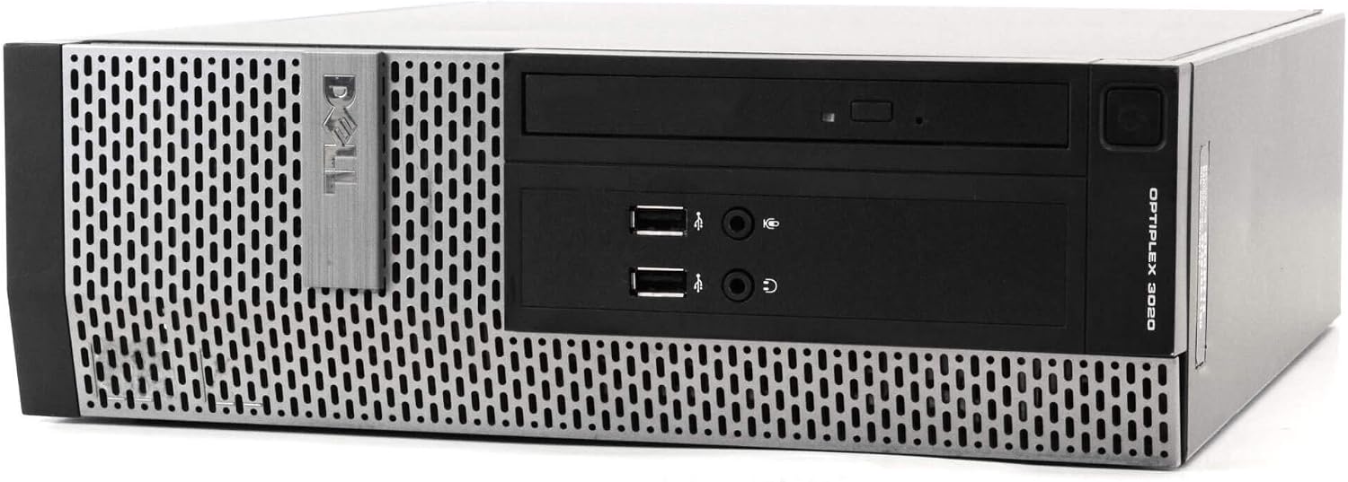 DELL Optiplex 3020 SFF Slim Desktop Computer, Intel Core i3 4130 3.40 GHz, 4GB RAM, 500GB HDD, DVDRW, USB 3.0, Windows 11 Pro (Renewed)