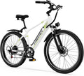 Cybervelo 750W Peak Electric Bike for Adults,up 80 Miles Removable Battery Ebike, 26' Electric E Bike with 7-Speed,Adult Electric Bicycles for Commute Beach Snow Womens/Man All Terrain