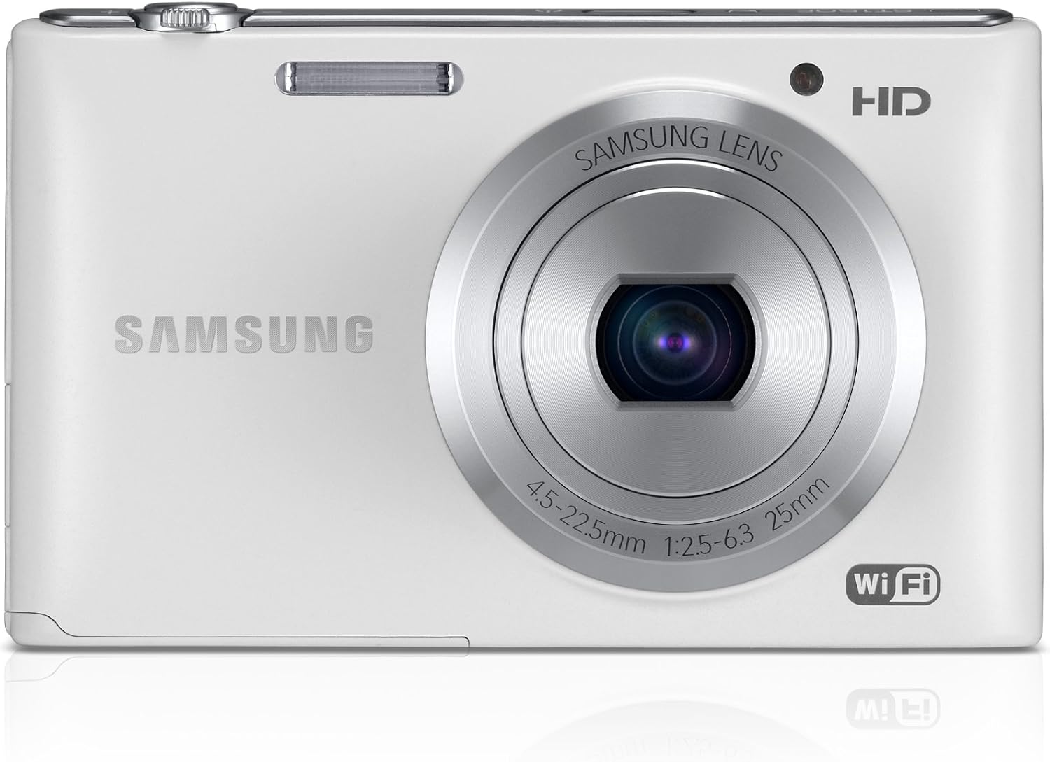 Samsung ST150F 16.2MP Smart WiFi Digital Camera with 5x Optical Zoom and 3.0' LCD Screen (White) (OLD MODEL)