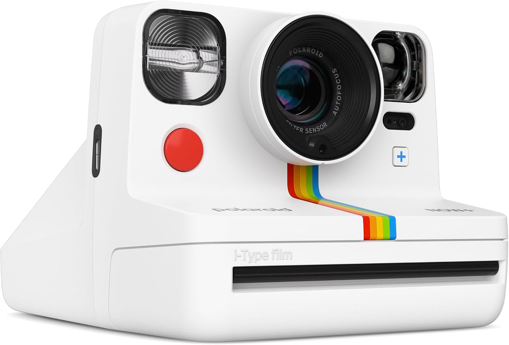 Polaroid Now+ 2nd Generation I-Type Instant Film Bluetooth Connected App Controlled Camera - White (9077)