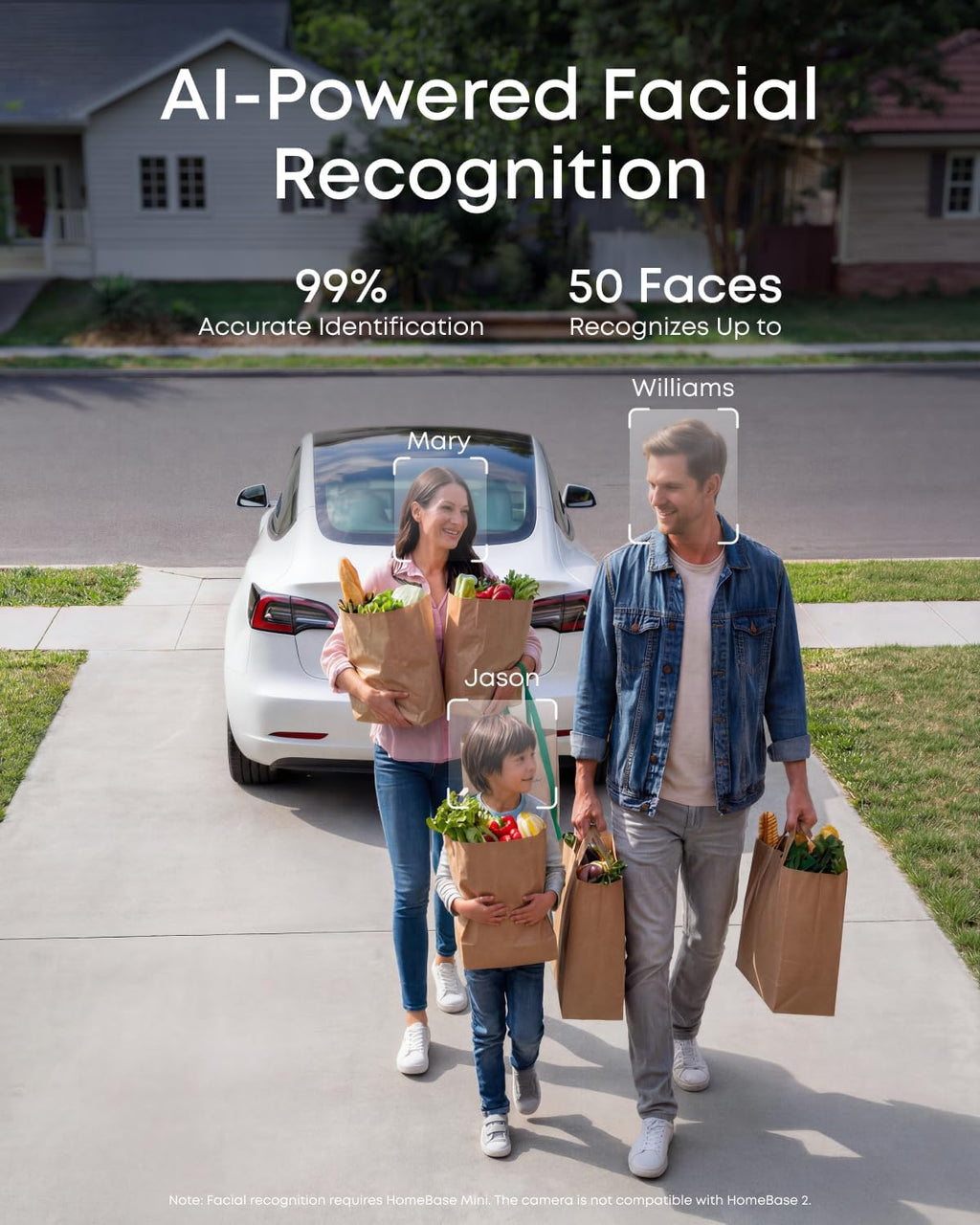 eufy Security eufyCam C35 4-Cam Kit, Wireless Indoor/Outdoor Camera, Magnetic Mount, Color Night Vision, Local Storage, No Monthly Fee, Built-in 8GB, IP67, Facial Recognition, Solar Panel Compatible