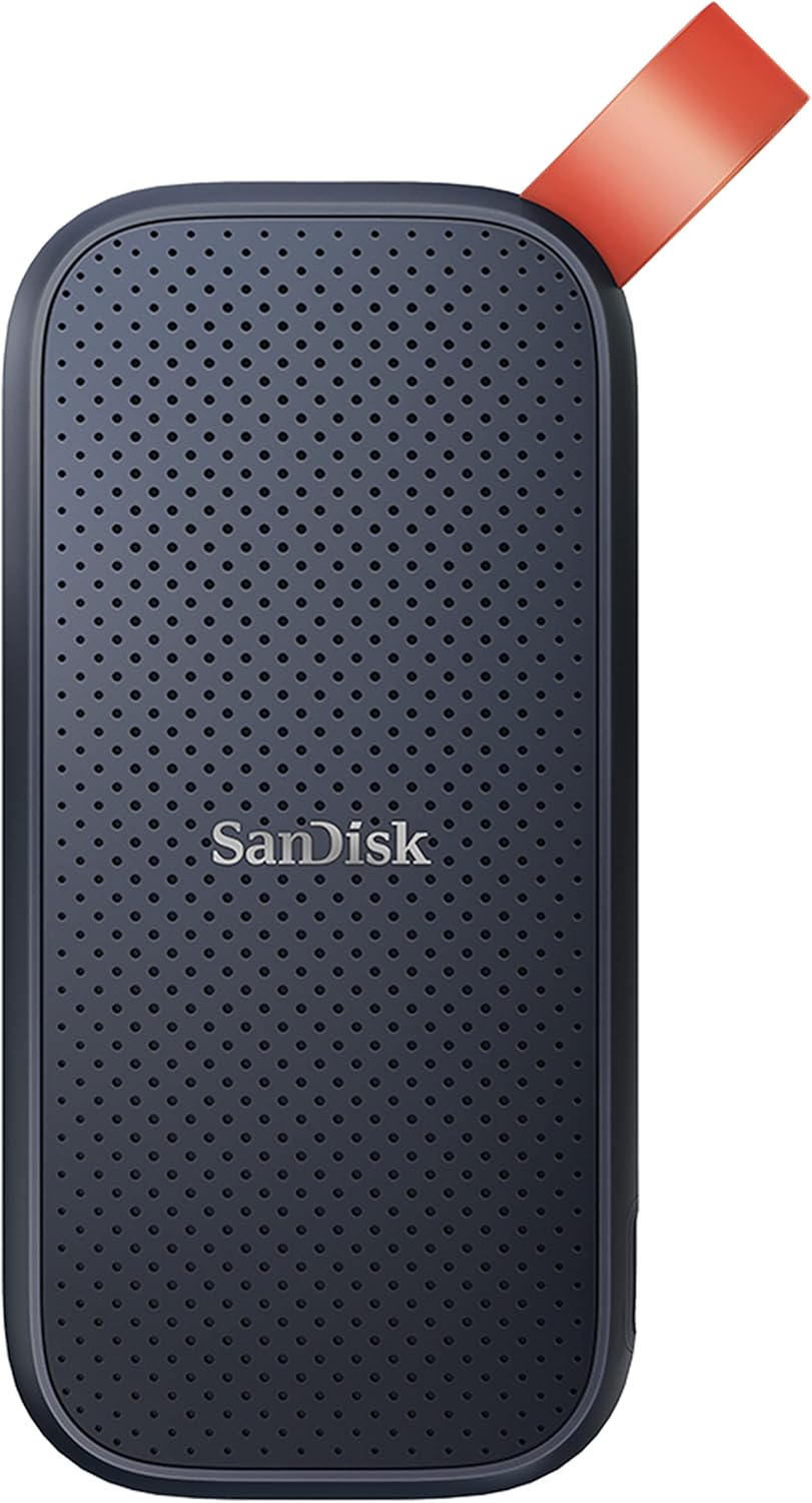 SANDISK 2TB Portable SSD - Up to 800MB/s, USB-C, USB 3.2 Gen 2, Updated Firmware - External Solid State Drive - SDSSDE30-2T00-G26