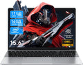 NAIKLULU Gaming Laptop,Window 11 Pro Laptop Computer, 15.6 Inch Lap Top，16GB RAM 1TB SSD,1920 * 1080 Display,WiFi 5,BT5.0,N5095 Processor(up to 2.9Ghz),Backlit Keyboard,Fingerprint Unlock