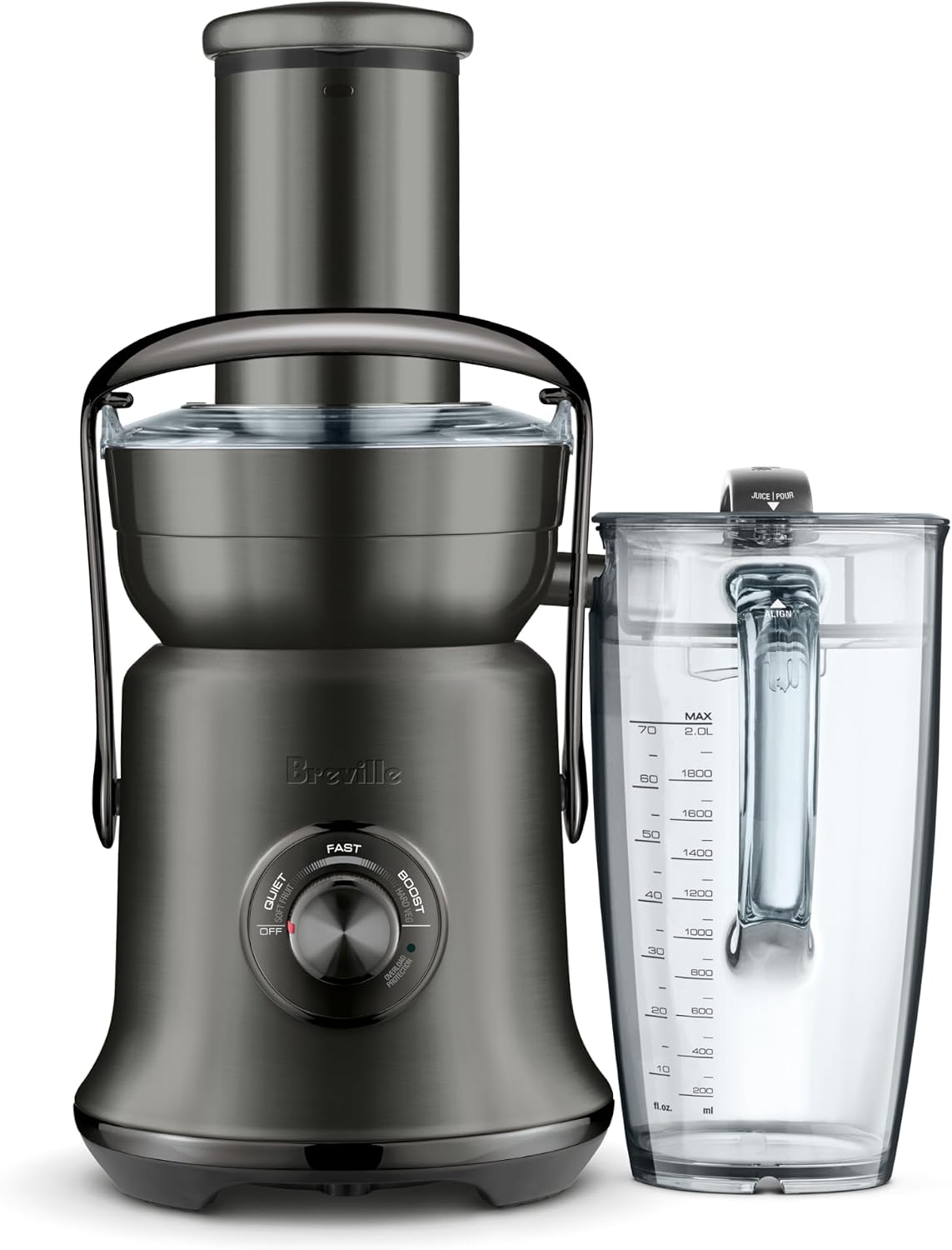 Breville BJE830NRE Juice Fountain Cold XL, 70 fl oz, Metallics, Noir