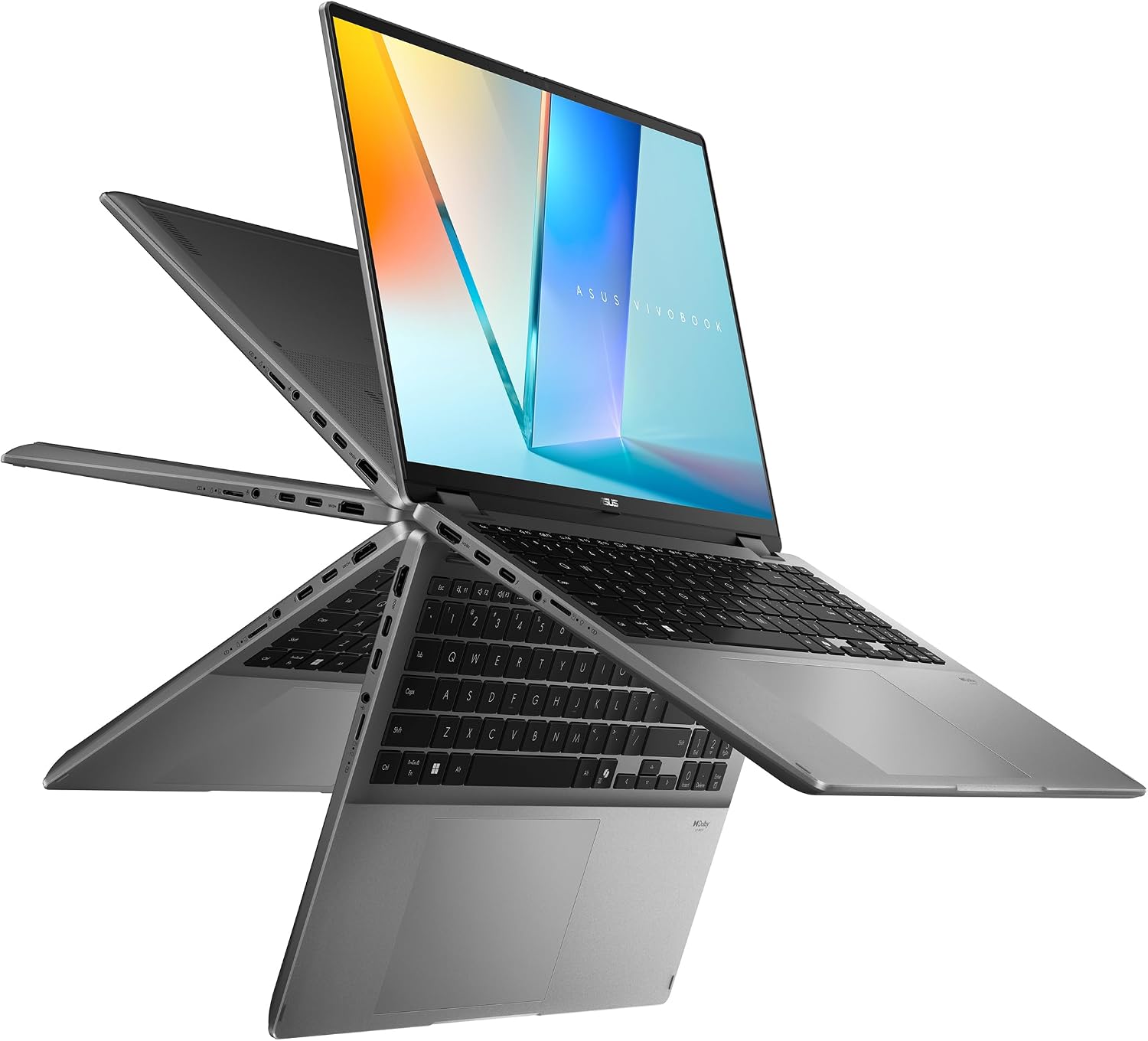 ASUS Vivobook 16 Flip Laptop (2026), Copilot+ PC, 16' 16:10 WUXGA OLED Touch Display, Intel® Core™ Ultra 7 256V Processor, Intel® Arc™ Graphics, 16GB RAM, 512GB SSD, WiFi 7, Windows 11 Home