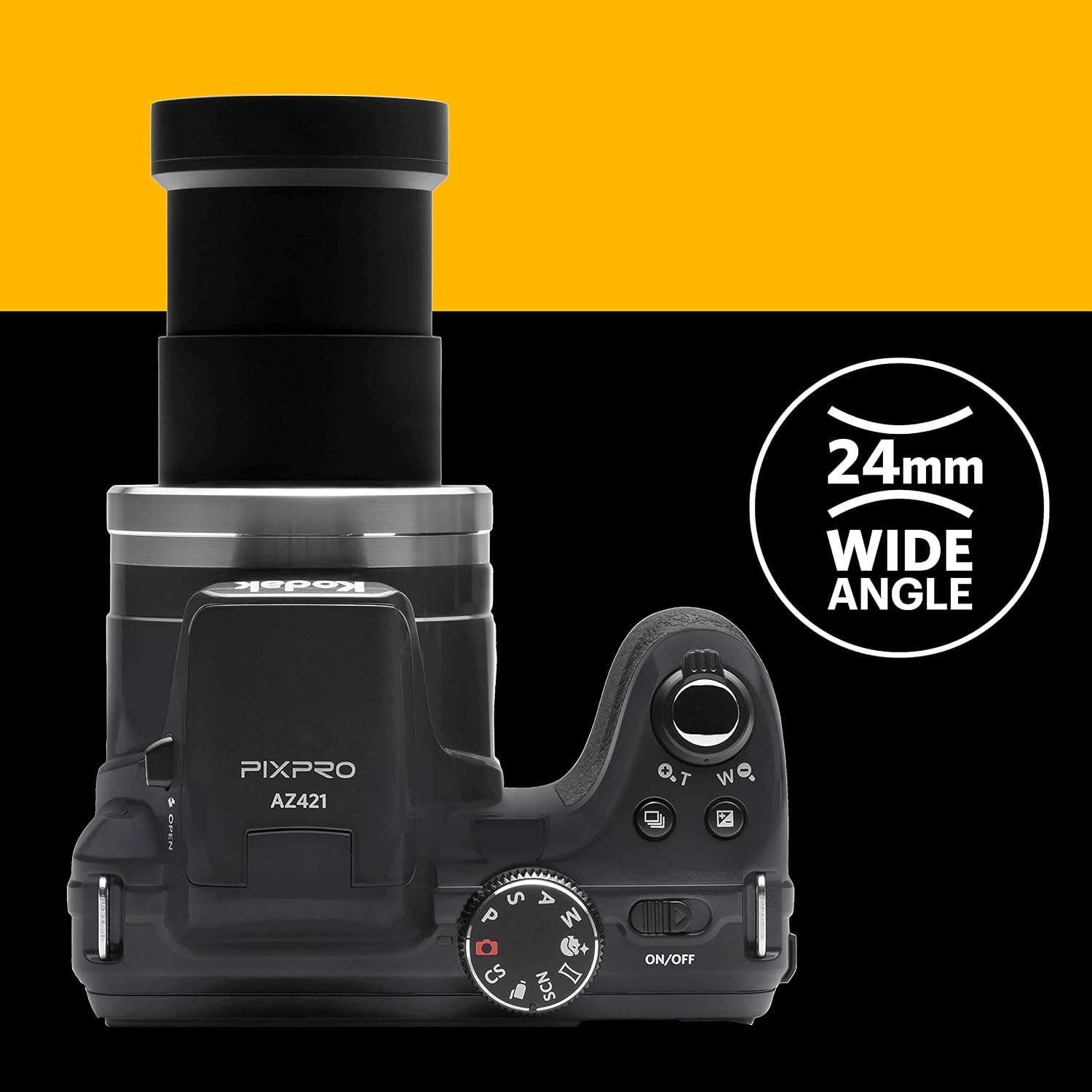 Kodak PIXPRO Astro Zoom AZ421-BK 16MP Digital Camera with 42X Optical Zoom and 3' LCD Screen (Black)