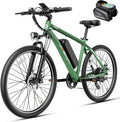 Jasion EB5 Electric Bike for Adults with 1000W Peak Motor,Removable Battery Commuting Electric Mountain Bike,Up to 40Miles,7-Speed and Front Fork Suspension Ebike