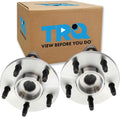 TRQ Front Left and Right Wheel Bearing and Hub Assembly Set 2 Piece Compatible with 10-11 Ford Ranger 4WD 09 Ranger 4WD from 9-14-09 Production Date 03-04 Mazda B4000 SE 05-09 B4000