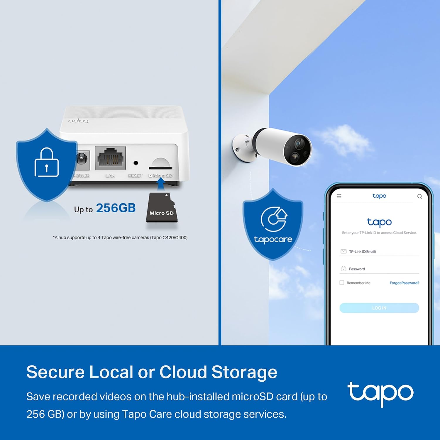 TP-Link Tapo Outdoor Wireless Camera with Solar Panel Bundle: Outdoor Wireless Camera C420S1 + Solar Panel A200 (2K QHD, Color Night Vision, Starlight Sensor, Works w/Alexa & Google Home)