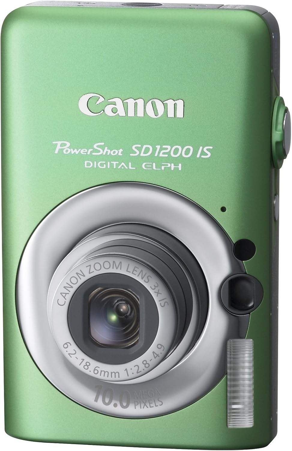 Canon PowerShot SD1200IS 10 MP Digital Camera with 3x Optical Image Stabilized Zoom and 2.5-inch LCD (Green)