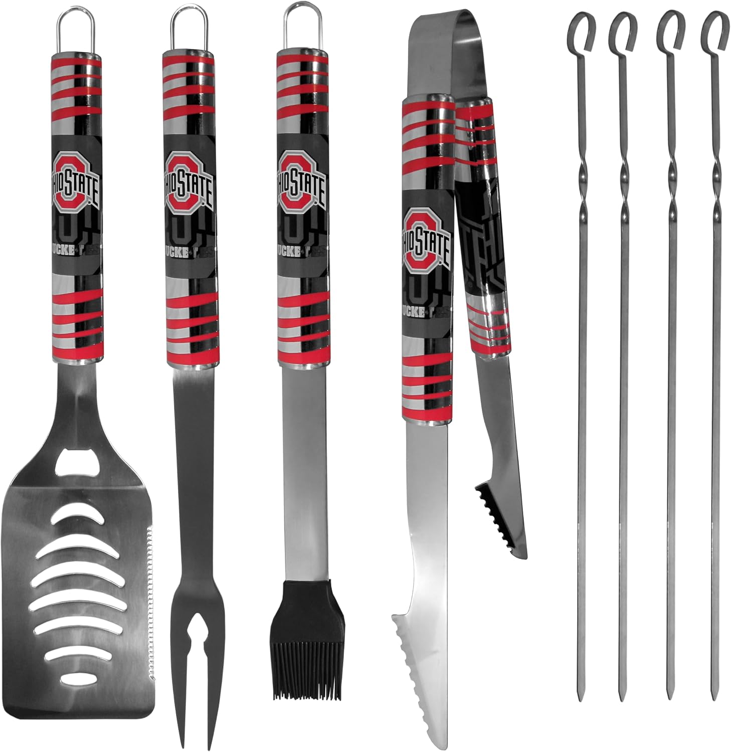 Siskiyou Sports NCAA Unisex Steel Tailgater BBQ Set w/Case