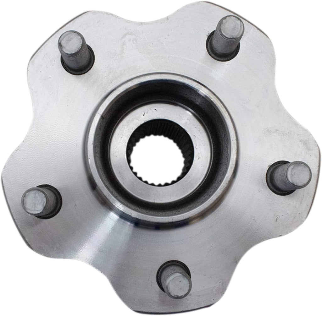 TRQ Front and Rear Wheel Bearing and Hub Assembly Set 4 Piece Compatible with 2003 Infiniti G35 2004-2006 G35 Base Model 2007 G35 Coupe 2003-2009 Nissan 350Z
