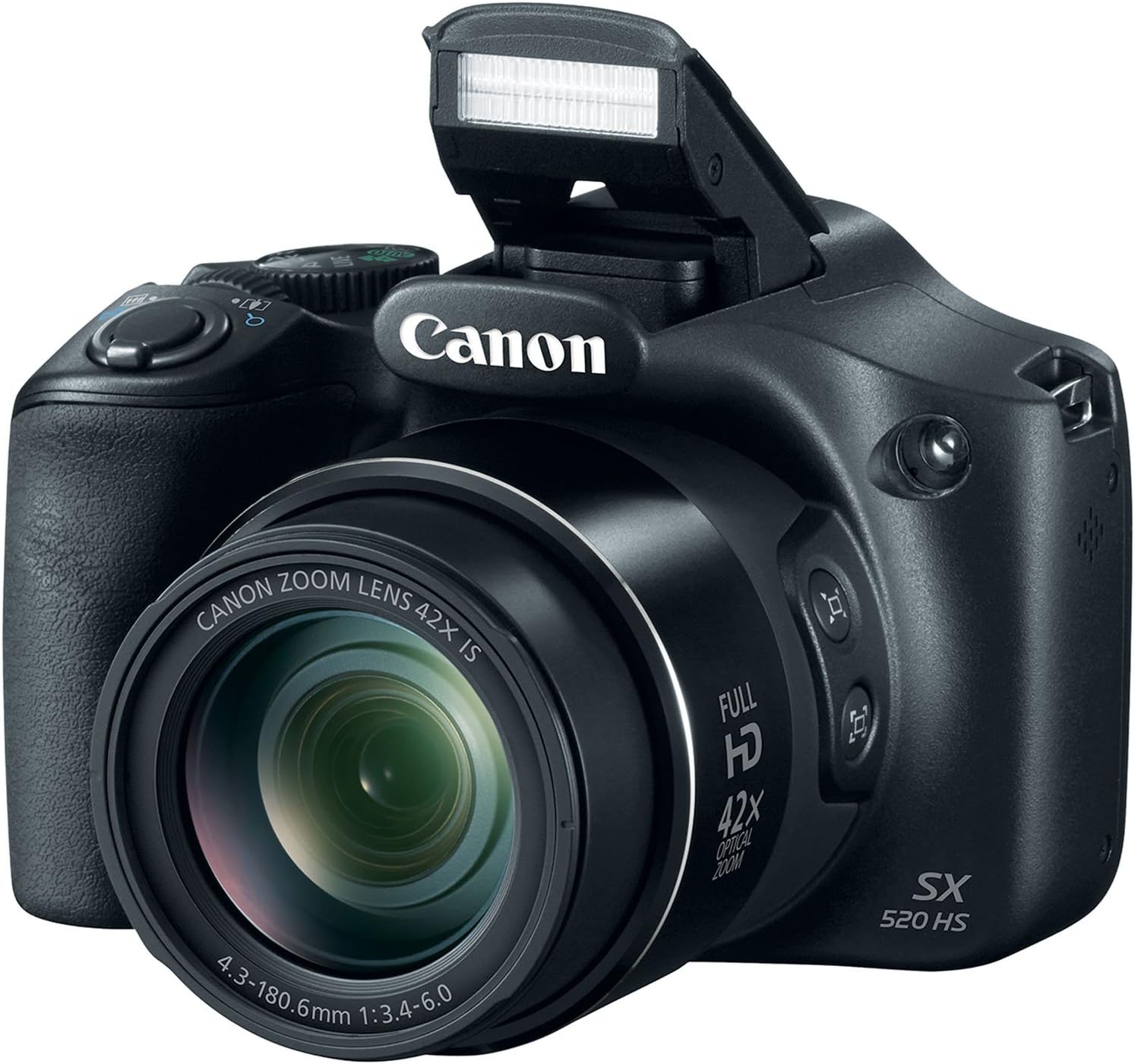Canon PowerShot SX520 16Digital Camera with 42x Optical Image Stabilized Zoom with 3-Inch LCD (Black)