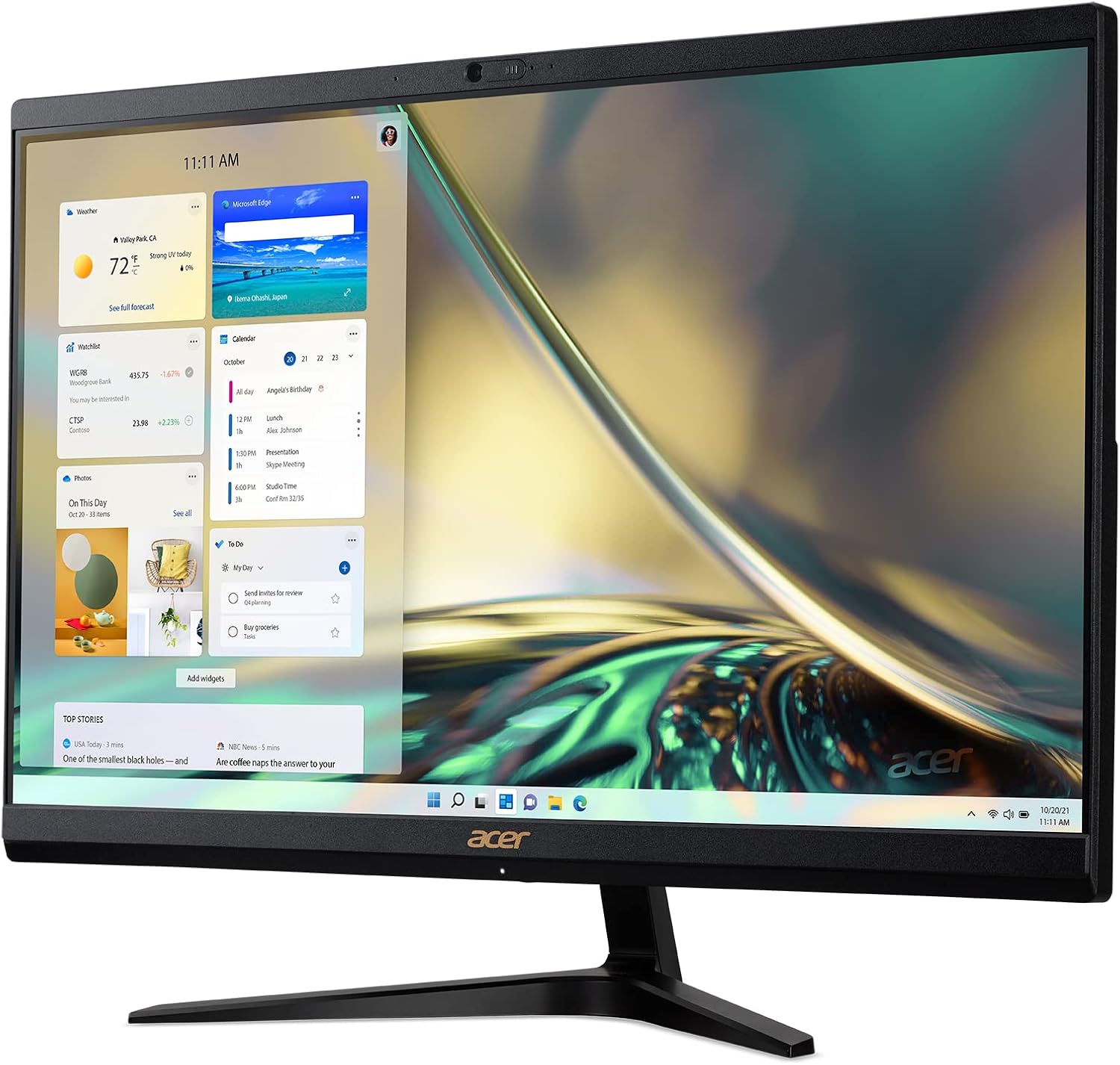 Acer Aspire C24-1650-UA92 AIO Desktop | 23.8' Full HD IPS Display | 11th Gen Intel Core i5-1135G7 | Intel Iris Xe Graphics | 8GB DDR4 | 512GB NVMe M.2 SSD | Wi-Fi 6 | Windows 11 Home