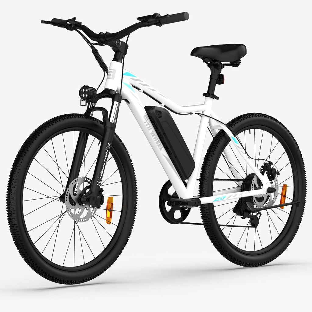 5TH WHEEL Mate Electric Bike for Adults, 1000W Peak Motor, 23MPH Top Speed, 468WH Removable Battery, 26 inch Commuting & Mountain E-Bike with Color LCD Display, 7-Speed Gears & Adjustable Stem Bicycle