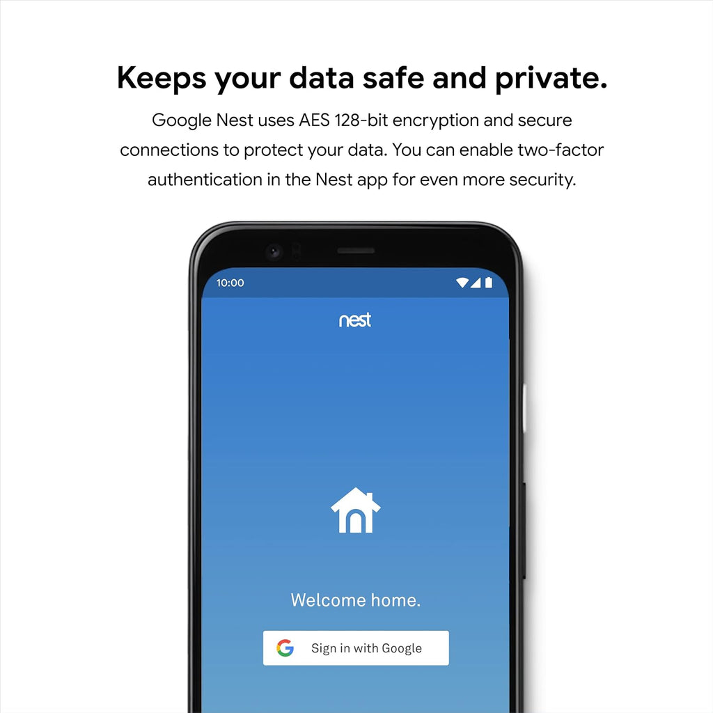 Google Nest Doorbell (Wired) - Formerly Nest Hello - Video Doorbell with 24/7 Streaming - Smart Doorbell Camera for Home with HDR Video, HD Talk and Listen, Night Vision, and Person Alerts