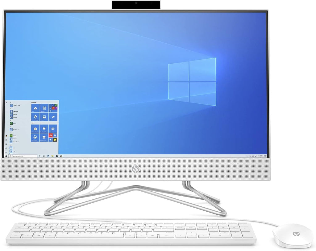 HP All-in-One Desktop PC, 11th Gen Intel Core i3-1115G4 Processor, 8 GB RAM, 512 GB SSD Storage, Full HD 23.8' Display, Windows 10 Home, Remote Work Ready, Mouse and Keyboard (24-dp1250, 2021)