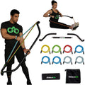 Gorilla Bow Travel All-in-ONE Strength Training Equipment, Portable Home Gym System, 100 Plus Quality Workouts for Travel, Home Gym & Outdoor Includes Workout Guide and Videos