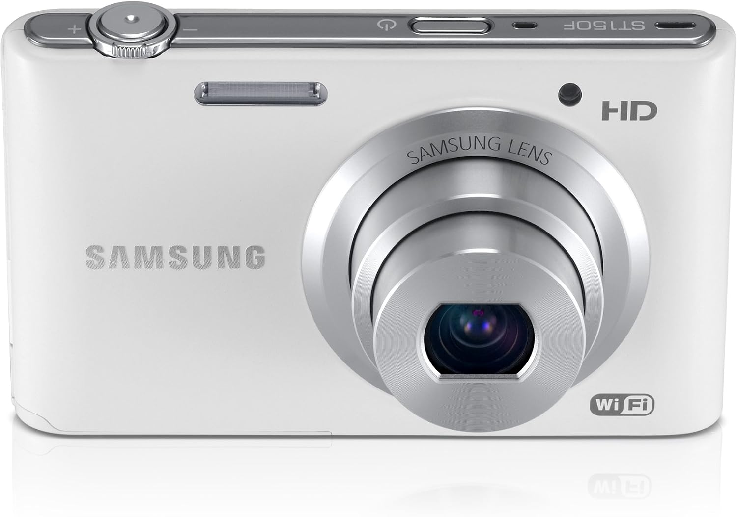 Samsung ST150F 16.2MP Smart WiFi Digital Camera with 5x Optical Zoom and 3.0' LCD Screen (White) (OLD MODEL)