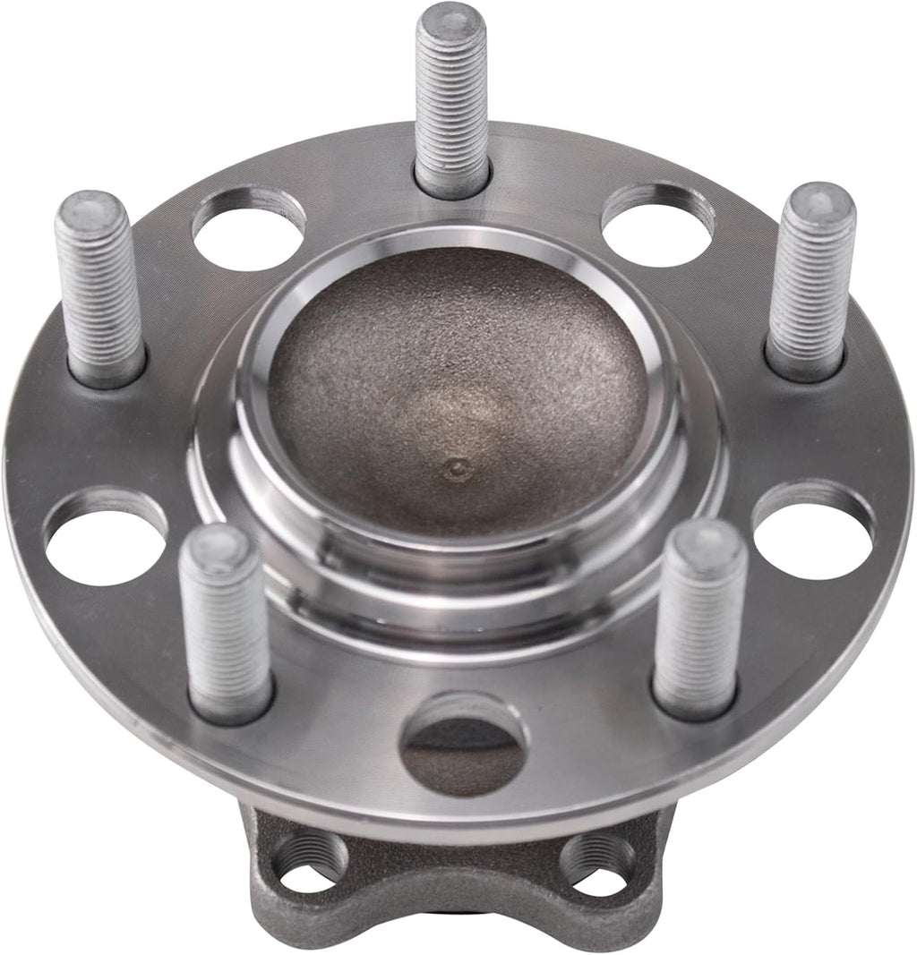 TRQ 2 Piece Rear Wheel Bearing & Hub Assembly Set Compatible with 2008-2017 Mitsubishi Lancer 2011-2012 Outlander Outlander Sport