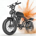Misodo Electric Bike for Adults, Peak 2500W Motor, 32MPH & 100 Miles PAS Range, NFC & Password Unlock, 48V 20AH Battery, Electric Dirt Bike, Dual Suspension 20'x4.0' Fat Tire Off-Road Ebike