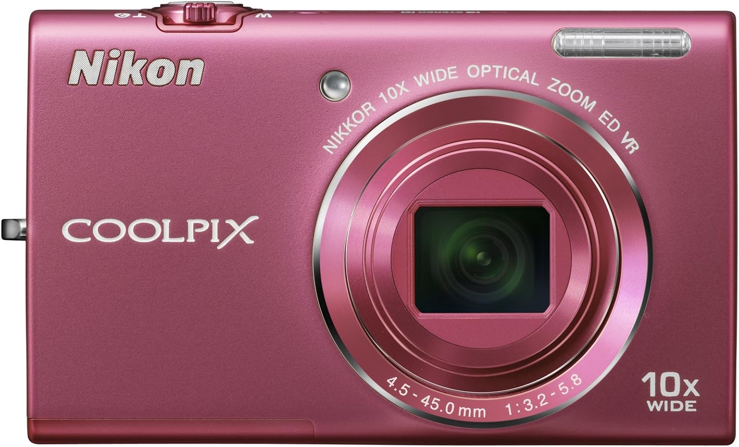 Nikon COOLPIX S6200 Compact Digital Camera - Pink (16MP, 10x Optical Zoom) 2.7 inch LCD