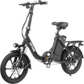 Gotrax 16' Folding Electric Bike, Max 28Miles Range(Pedal-Assist) & Speed 15.5Mph Power by Peak 500W, E-Bike with Removable Battery, Suspension & Adjustable Size, Commuter Bicycle for Adults/Teens