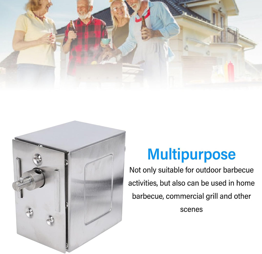 Grill Rotisserie Motor, SUS 45W 200 to 250kg Torsion Electric Barbecue Motor Replacement Grill Roast Meat Motor BBQ Rotisserie Motor for Grill 100 to 240V(US Plug)