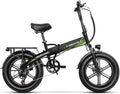Cybervelo 750W Folding Electric Bike,48V 20AH Removable Battery EBike,20MPH,80 Miles Max Range Electric Bike for Adults, 20' Fat TireFoldable ebike, Adult Electric Bicycles