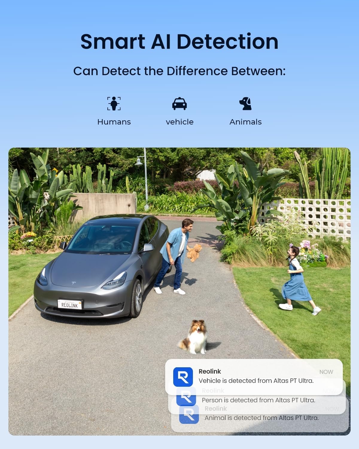 REOLINK Altas PT Ultra Black - 4K Solar Security Cameras Wireless Outdoor, 500 Days Battery Life, ColorX Night Vision, 360° Pan Tilt Auto Tracking, Dual-Band Wi-Fi 6 Cameras for Home Security