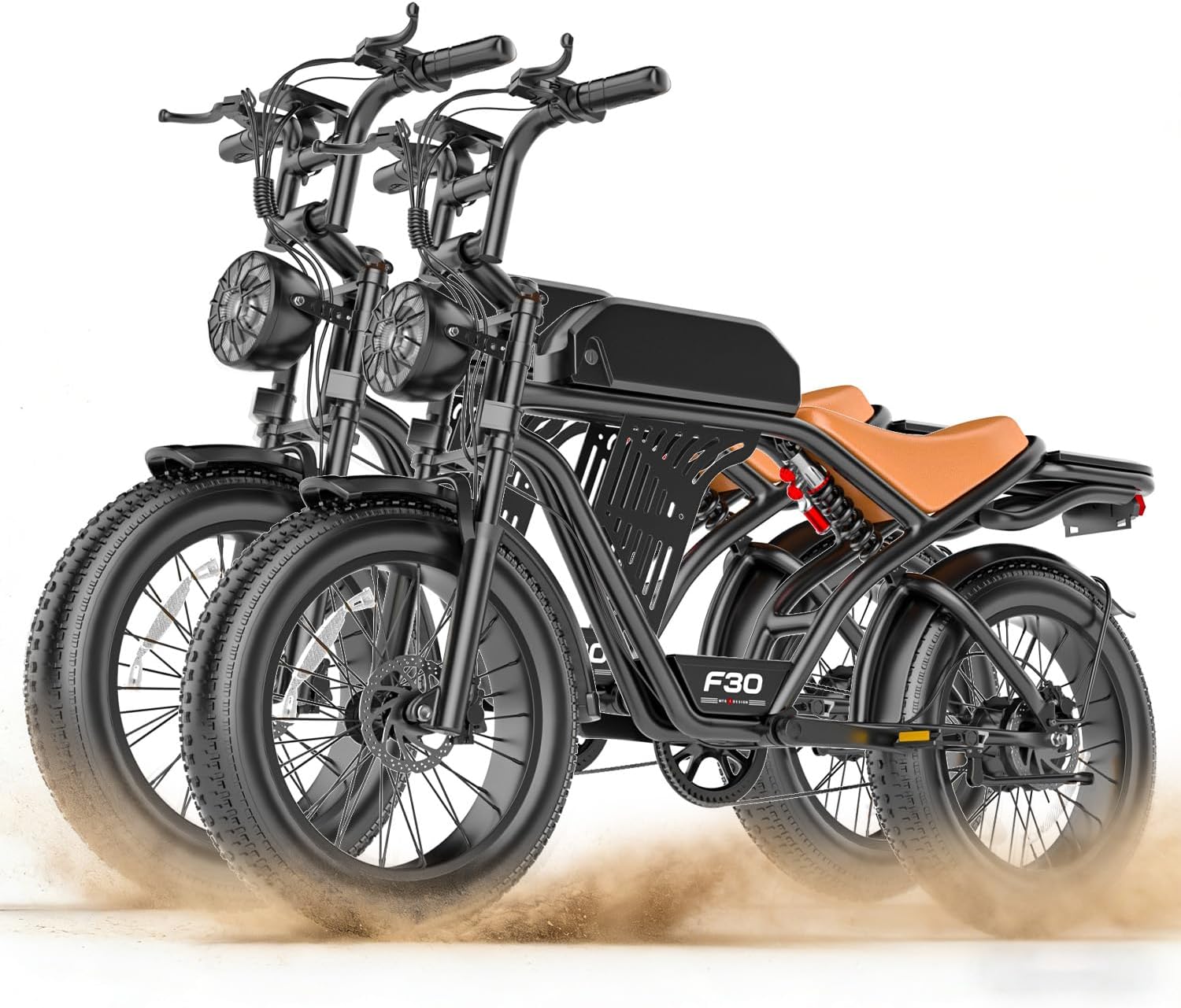 Misodo Electric Bike for Adults, Peak 2500W Motor, 32MPH & 100 Miles PAS Range, NFC & Password Unlock, 48V 20AH Battery, Electric Dirt Bike, Dual Suspension 20'x4.0' Fat Tire Off-Road Ebike