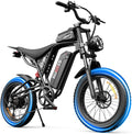 Electric Bike for Adults, 20' Fat Tire Electric Bike, Peak 1000W Motor, 48V Removable Battery, Up to 30MPH & 45/60 Miles, Full Suspension, Dual Disc Brakes, 7-Speed, All-Terrain Off-Road Ebike