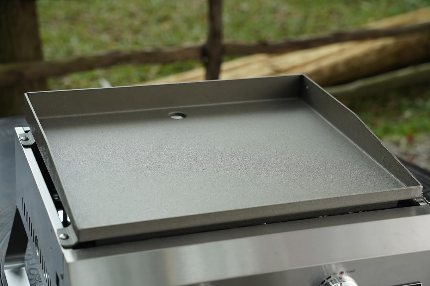 ONLYFIRE GRILLS Tabletop Gas Griddle 2-Burner, Portable Propane Gas Flat Top Griddle 252 SQ.IN Cooking Area, Outdoor Barbecue Stove for Patio BBQ Camping Tailgating RV, Stainless Steel, Classic GS319