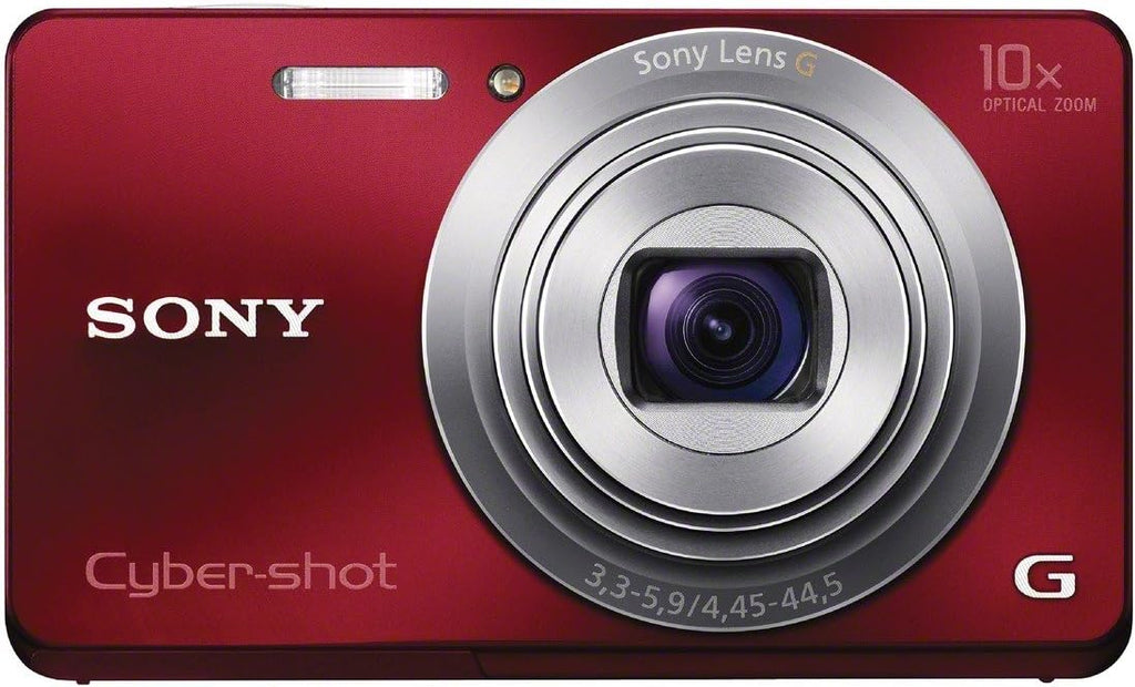 Sony Cyber-shot DSC-W690 16.1 MP Digital Camera with 10x Optical Zoom and 3.0-inch LCD (Red) (2012 Model)