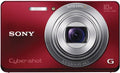 Sony Cyber-shot DSC-W690 16.1 MP Digital Camera with 10x Optical Zoom and 3.0-inch LCD (Red) (2012 Model)