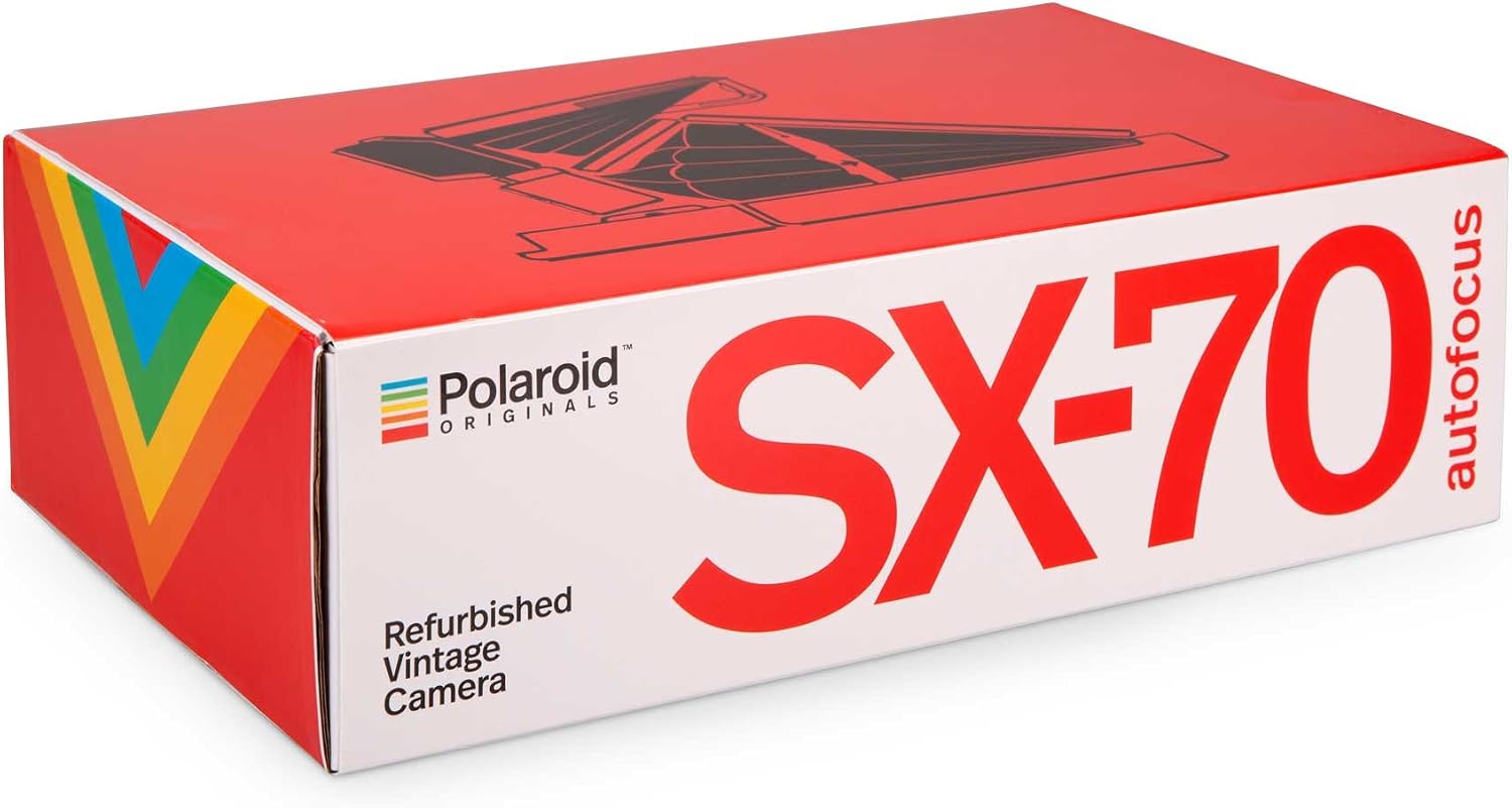 Polaroid Originals 4695 SX-70 Camera, Silver, Brown