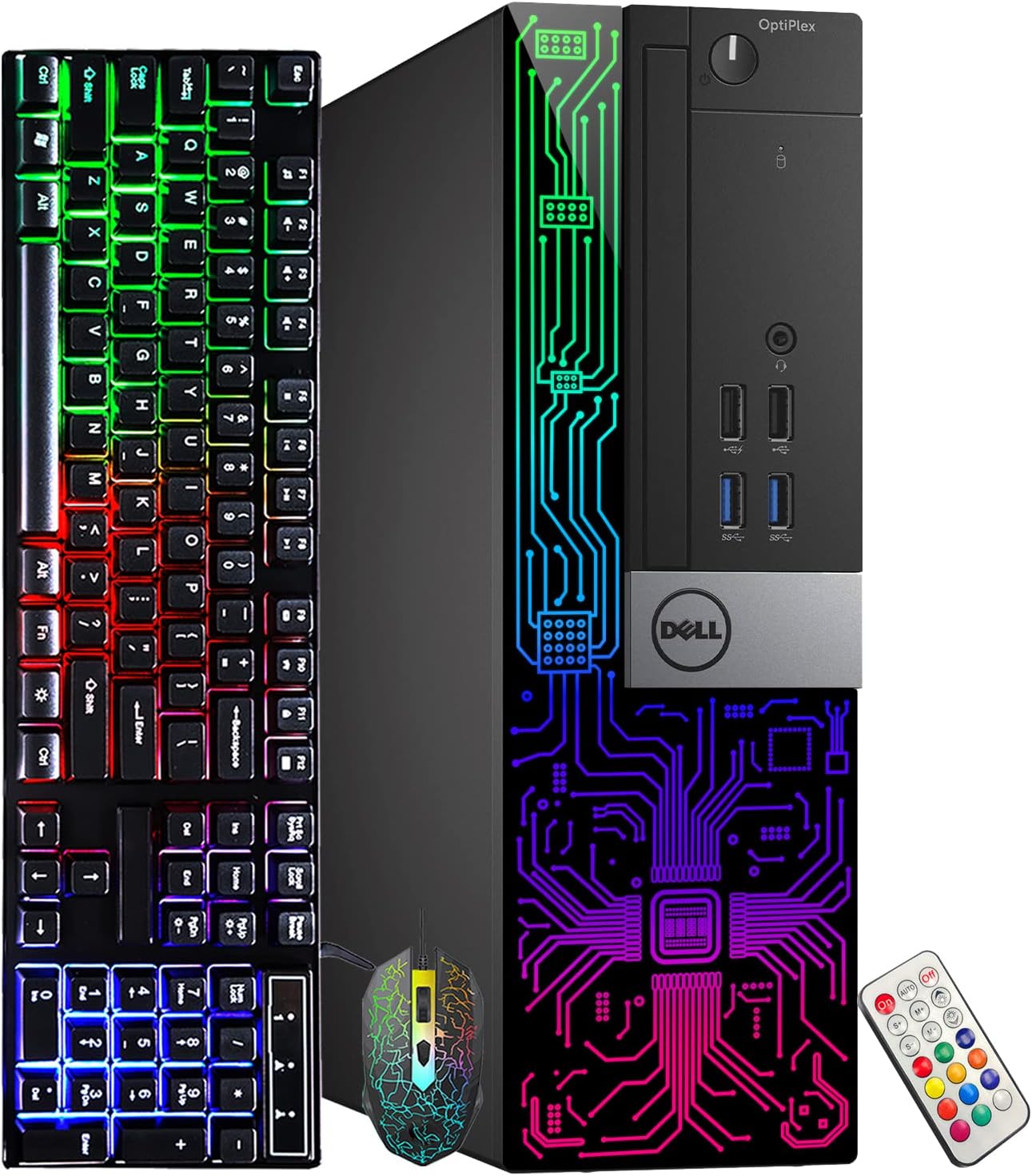 Dell OptiPlex 7040 Small Form Factor RGB Desktop PC, Intel Quad Core i5-6500 up to 3.6GHz, 16G DDR4, 512G SSD, Windows 11 Pro 64 Bit-Multi-Language (Renewed)