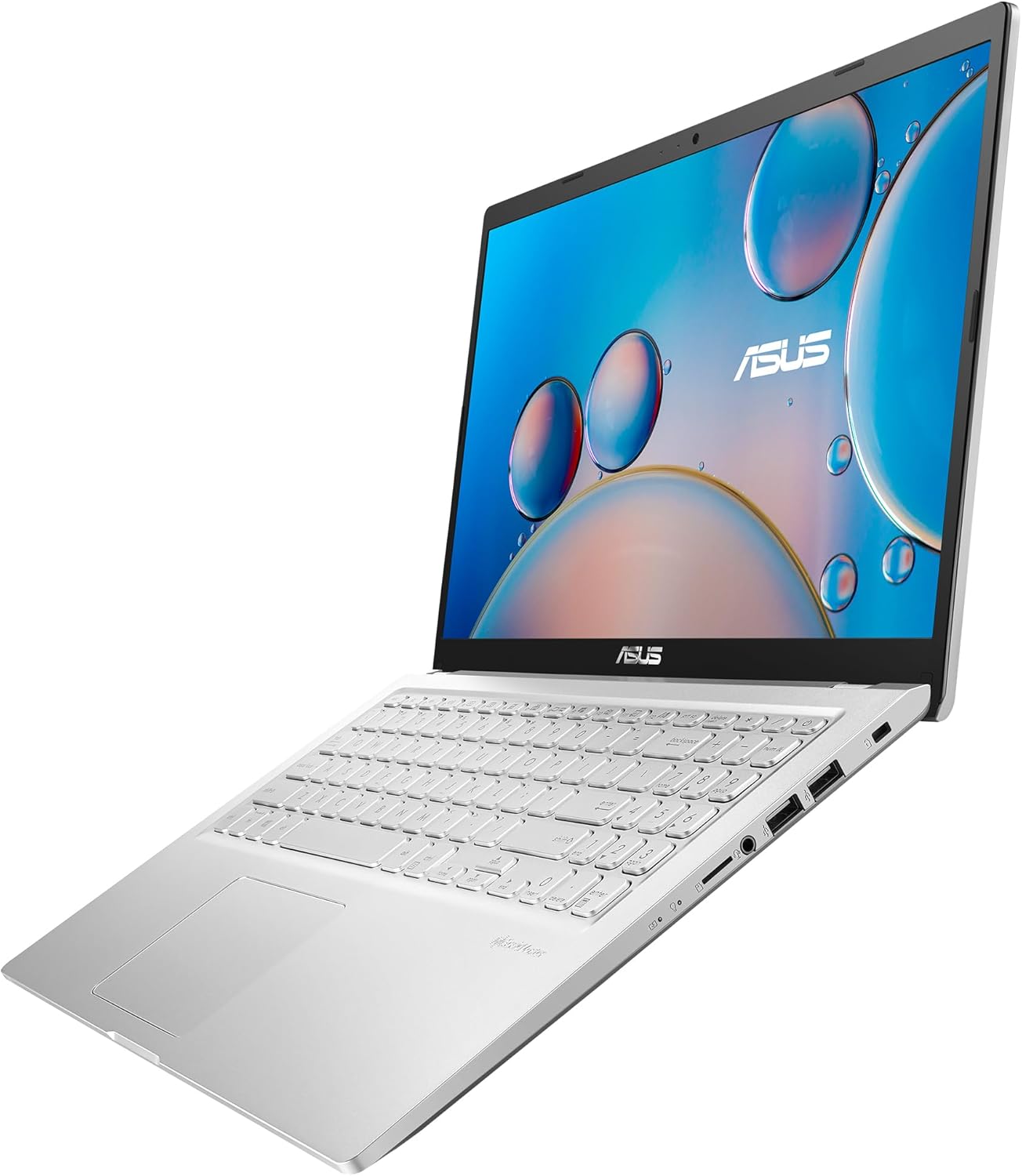 ASUS Vivobook 15.6' FHD Laptop, AMD Ryzen 3 3250U, 8GB RAM, 128GB SSD, Windows 11 Home, Transparent Silver, M515DA-WS33