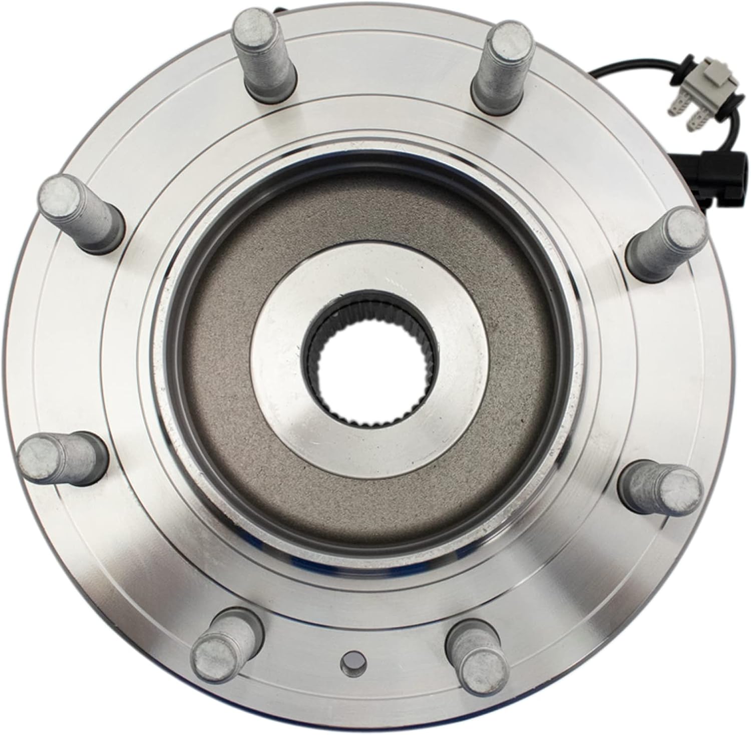 TRQ Front Left and Right Wheel Bearing and Hub Assembly Set 2 Piece Compatible with 11-19 Chevrolet Silverado 3500 HD 4WD with Dual Rear Wheels 11-19 GMC Sierra 3500 HD 4WD with Dual Rear Wheels