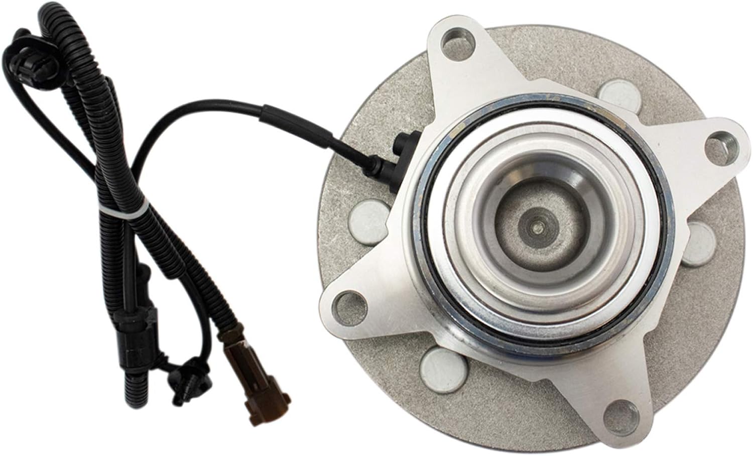 TRQ Front Driver and Passenger Side Wheel Bearing and Hub Assembly Set 2 Piece Compatible with 2015-2017 Ford F-150 RWD