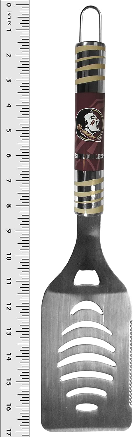 NCAA Siskiyou Sports Fan Shop Florida State Seminoles Steel Tailgater BBQ Set w/Case 8 piece Gray