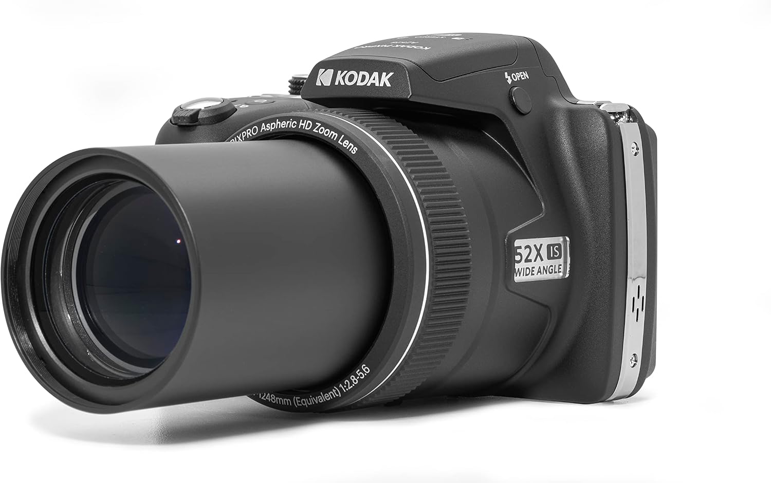 Kodak PIXPRO Astro Zoom AZ528-BK 16 MP Digital Camera with 52x Optical Zoom 24mm Wide Angle Lens 6 fps Burst Shooting 1080P Full HD Video Wi-Fi Connectivity and a 3' LCD Screen (Black)
