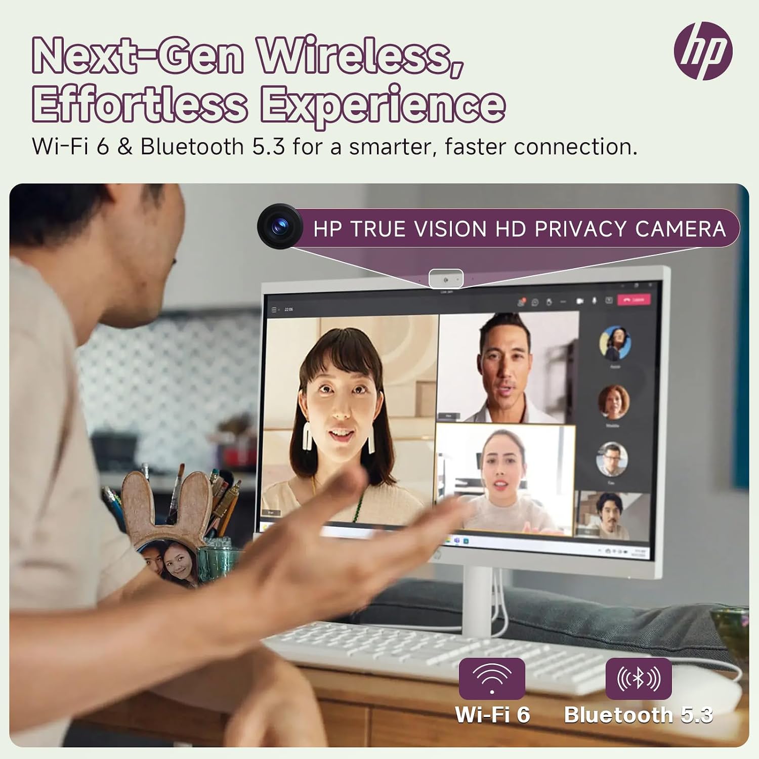 HP All in One Desktop Computer, 21.5' FHD Anti-Glare Display, Intel Celeron J4025 Processor, 32 GB RAM, 2 TB SSD, Intel UHD Graphics, Wi-Fi 6, Webcam, Wired KB & Mouse, Windows 11 Pro, w/Accessories
