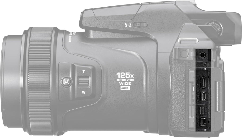 Nikon COOLPIX P1100 Superzoom Digital Camera | 125x Optical Zoom with Image Stabilization 16 MP 4K Ultra HD Video Wi-Fi Connectivity RAW Format and Rotating LCD Screen (Black)