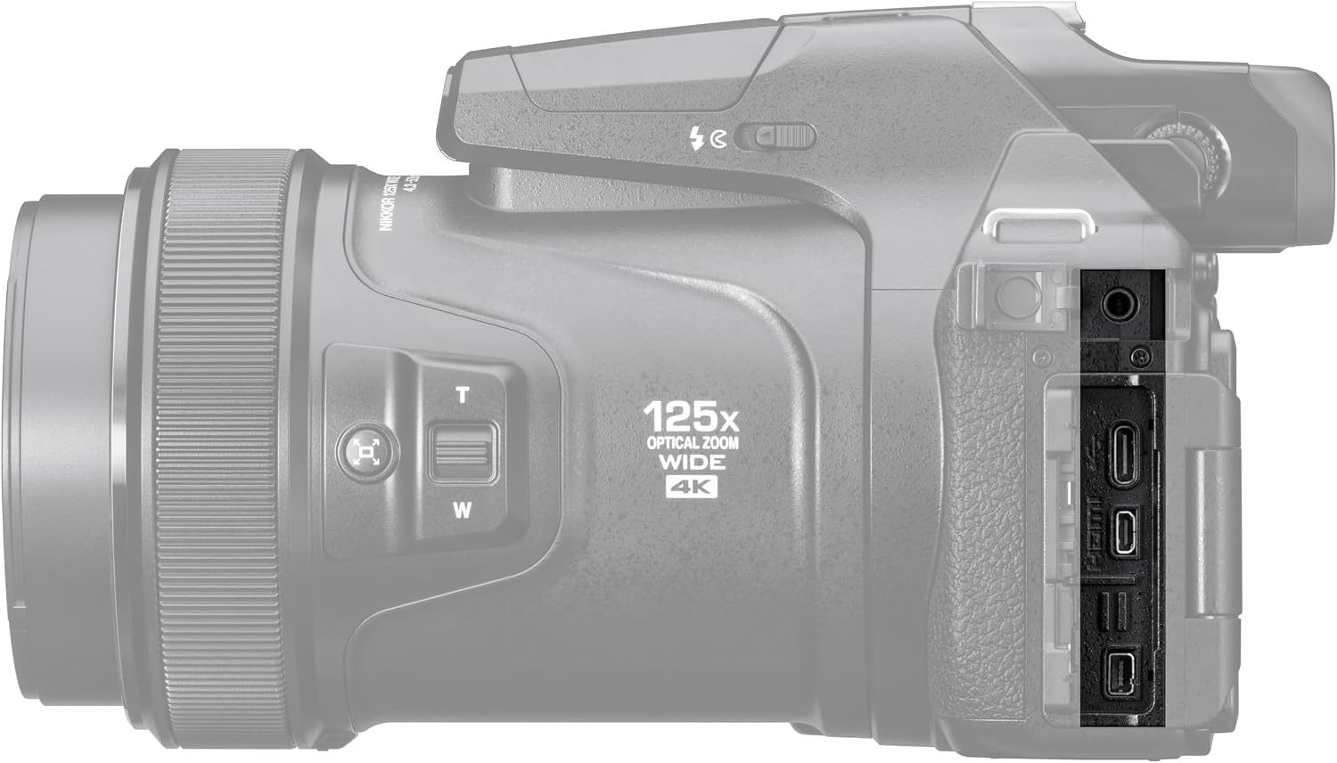Nikon COOLPIX P1100 Superzoom Digital Camera | 125x Optical Zoom with Image Stabilization 16 MP 4K Ultra HD Video Wi-Fi Connectivity RAW Format and Rotating LCD Screen (Black)