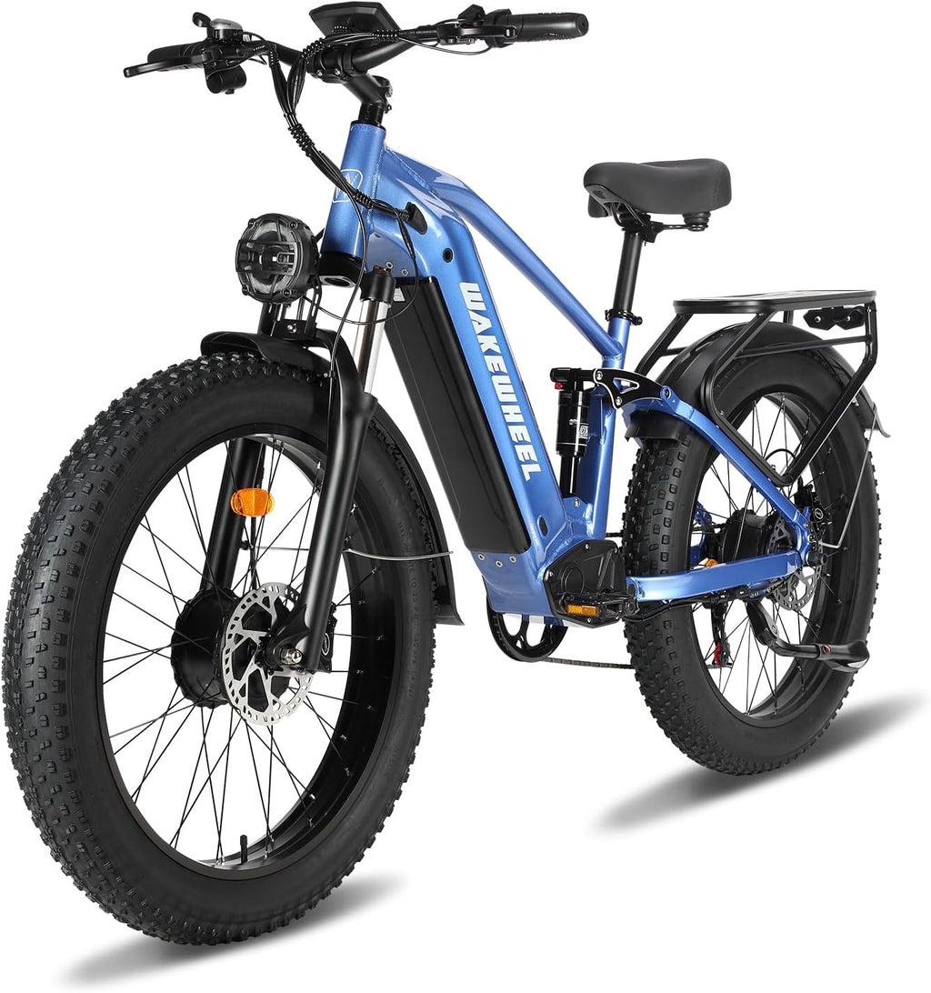 Peak 8000w Electric Bike for Adults, 60V Battery Ebike, Fat Tire & Long Range Electric Bicycles, 210Nm Mountain Bike Full Suspension, Hydraulic Brake Electric Bicycle