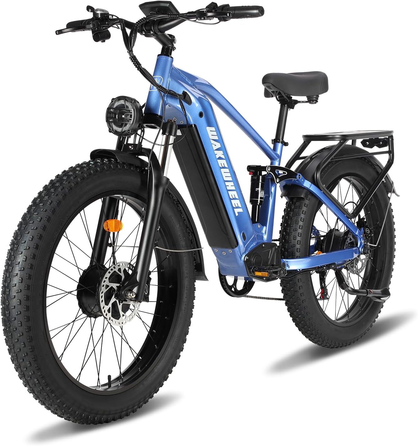 Peak 8000w Electric Bike for Adults, 60V Battery Ebike, Fat Tire & Long Range Electric Bicycles, 210Nm Mountain Bike Full Suspension, Hydraulic Brake Electric Bicycle